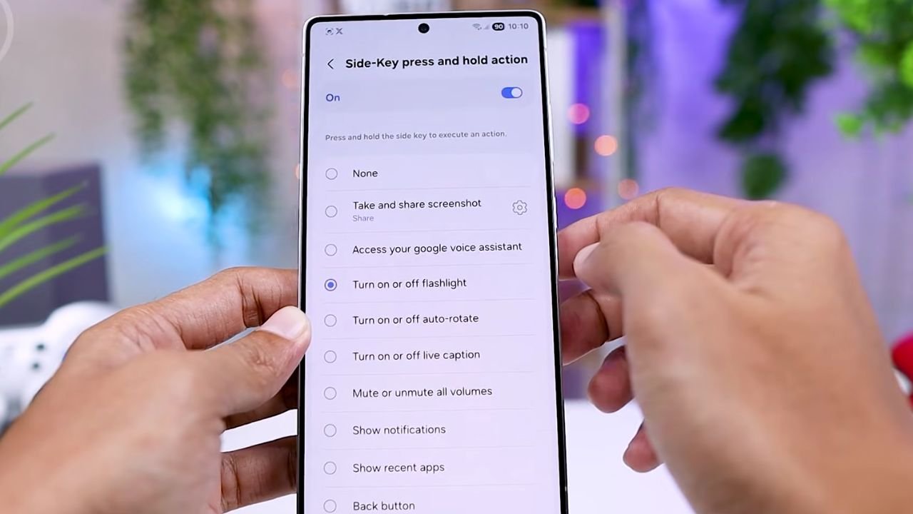 12+ Shortcut HP Samsung Yang Bikin Harimu Makin Produktif 2 12+ Shortcut HP Samsung Hold Side key