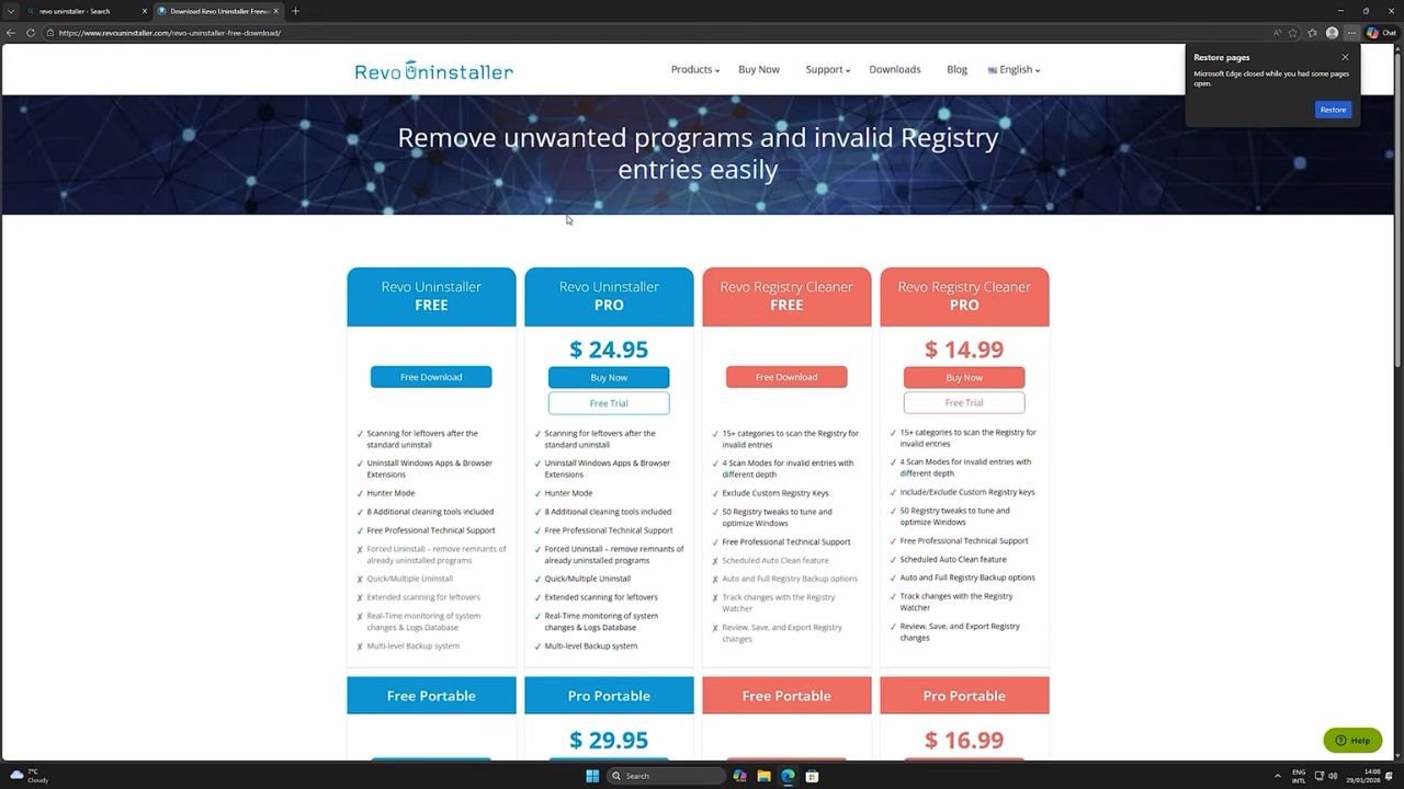 Cara Debloat Windows 11 Aman & Cepat (Revo Uninstaller)