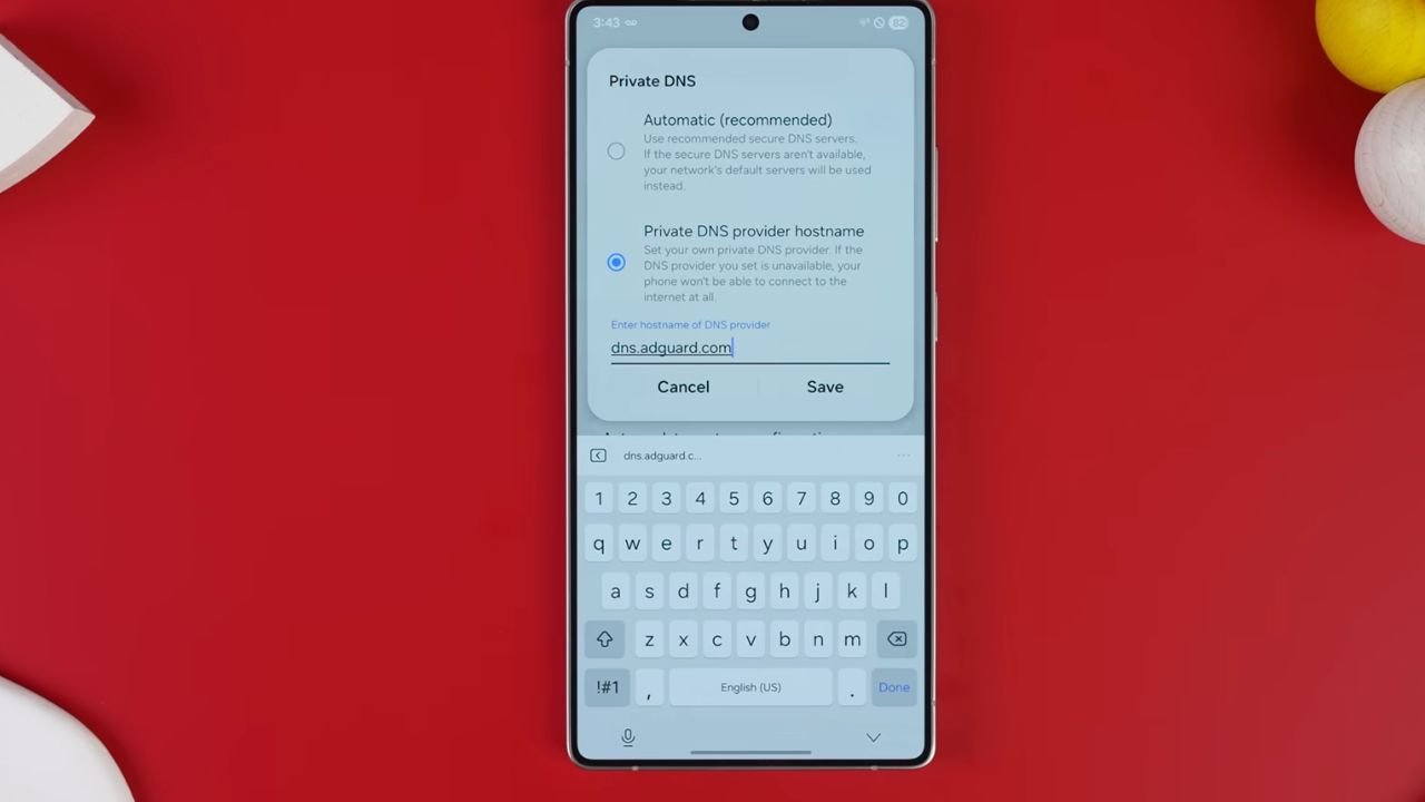 Cara Kustomisasi Samsung Galaxy S26 bebas iklan dengan dns.adguard.com