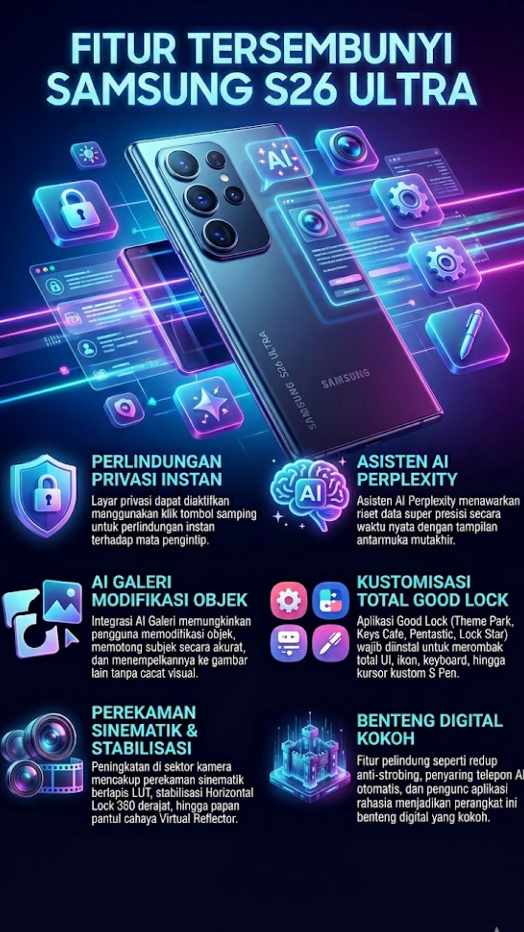 Ringkasan Fitur Tersembunyi Samsung S26 Ultra yang Wajib Kamu Coba!