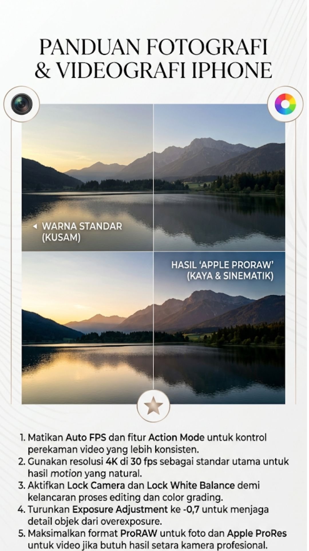 Setting Kamera iPhone 17 Pro ala Profesional: Rahasia Foto & Video Maksimal! 4 Ringkasan Setting Kamera iPhone 17 Pro ala Profesional Rahasia Foto & Video Maksimal!