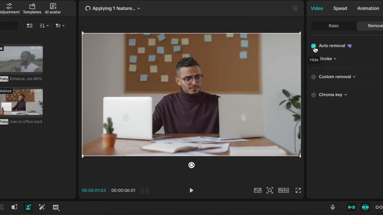 7 Fitur AI CapCut Terbaik untuk Edit Video Sekelas Profesional 3 7 Fitur AI CapCut Terbaik untuk Edit Video Sekelas Profesional (auto Removal)