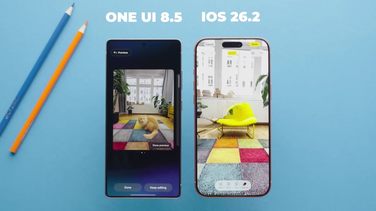 One UI 8.5 vs iOS 26.2: Mana Animasi OS Paling Smooth di 2026? 3 One UI 8.5 vs iOS 26.2 Ai Feauture